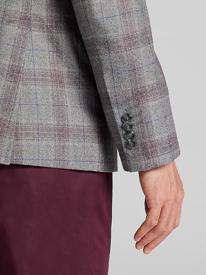 Joseph Abboud Modern Fit Plaid Sport Coat