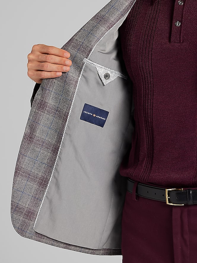 Joseph Abboud Modern Fit Plaid Sport Coat