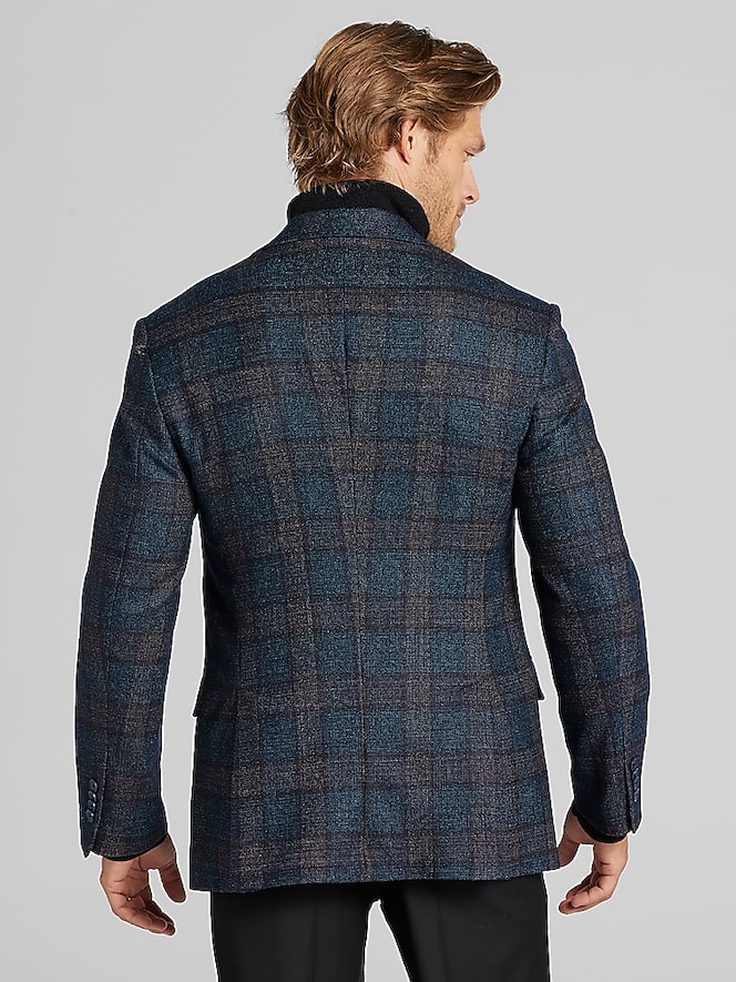 Joseph Abboud Modern Fit Plaid Sport Coat