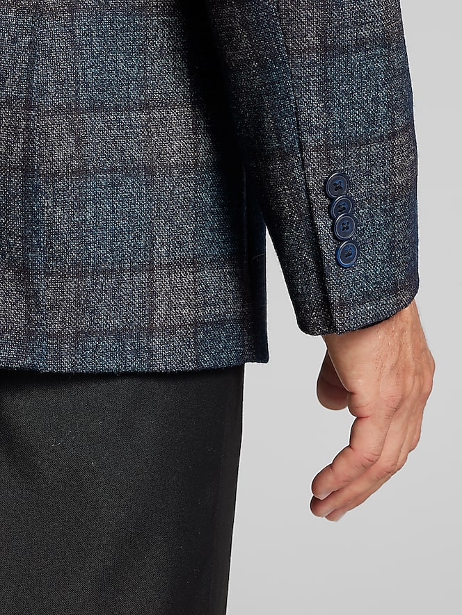 Joseph Abboud Modern Fit Plaid Sport Coat