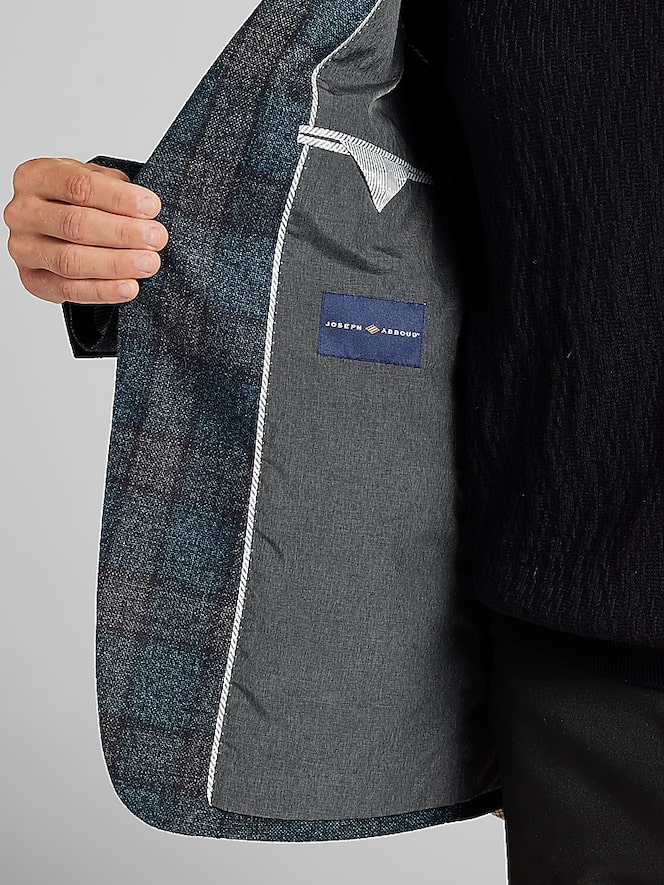 Joseph Abboud Modern Fit Plaid Sport Coat