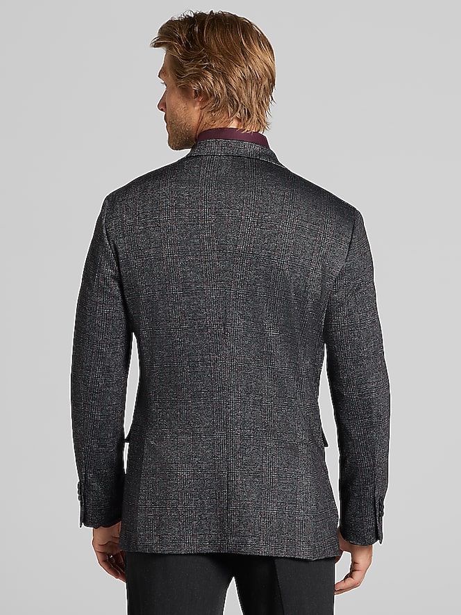 Awearness Kenneth Cole Slim Fit Plaid Sports Coat