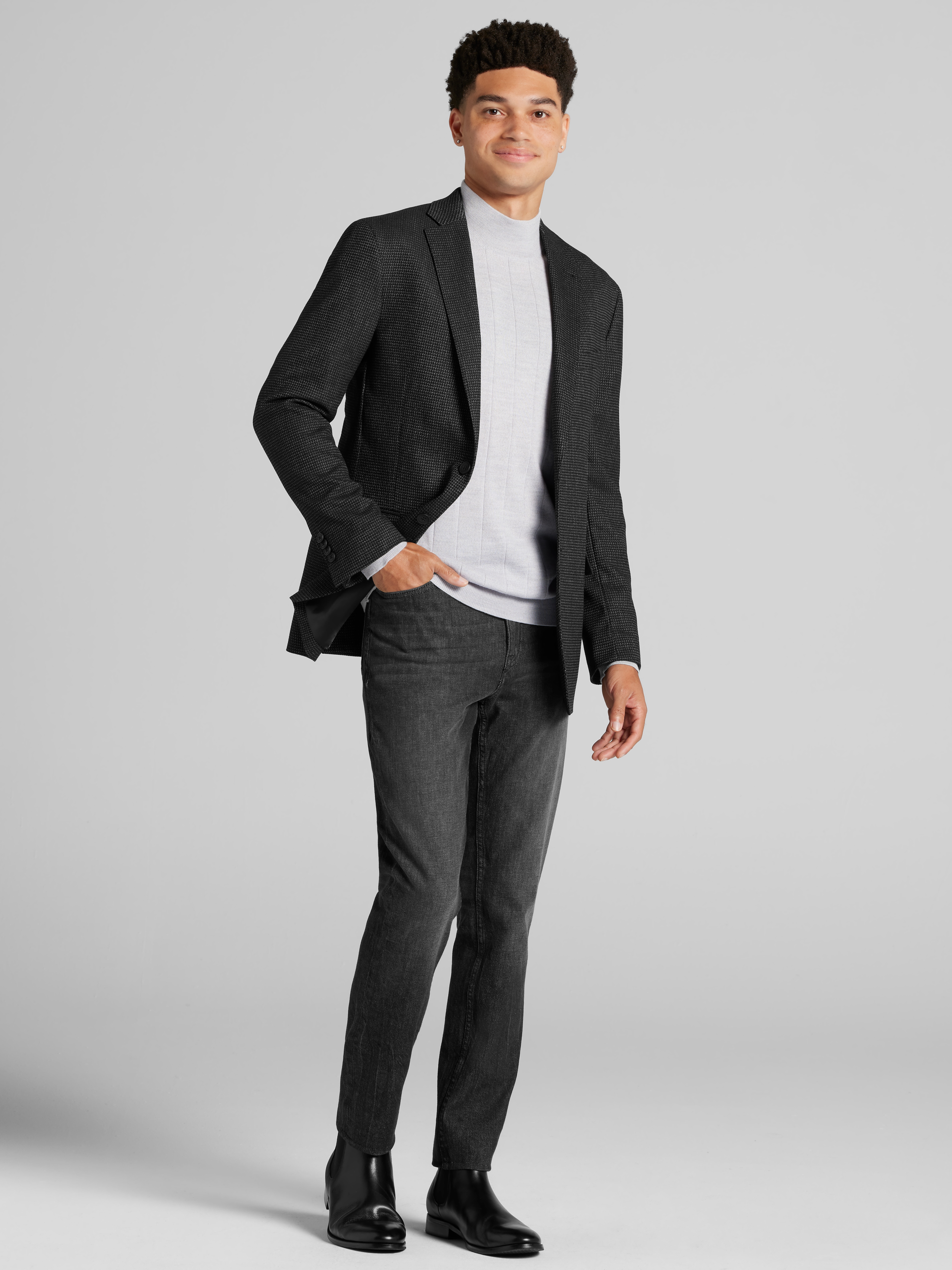 Slim Fit Tic Sport Coat