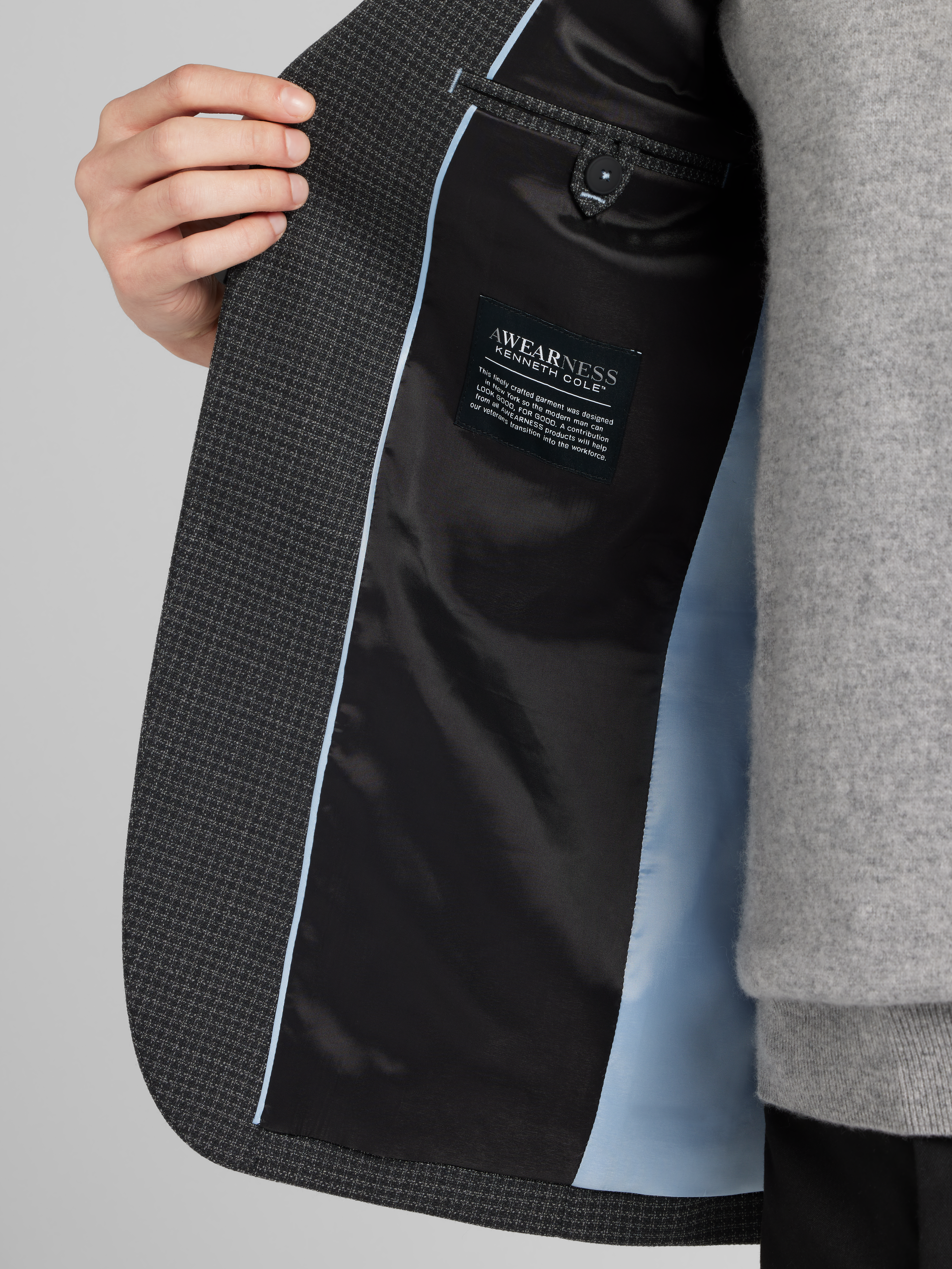 CHILLFLEX Slim Fit Houndstooth Sport Coat