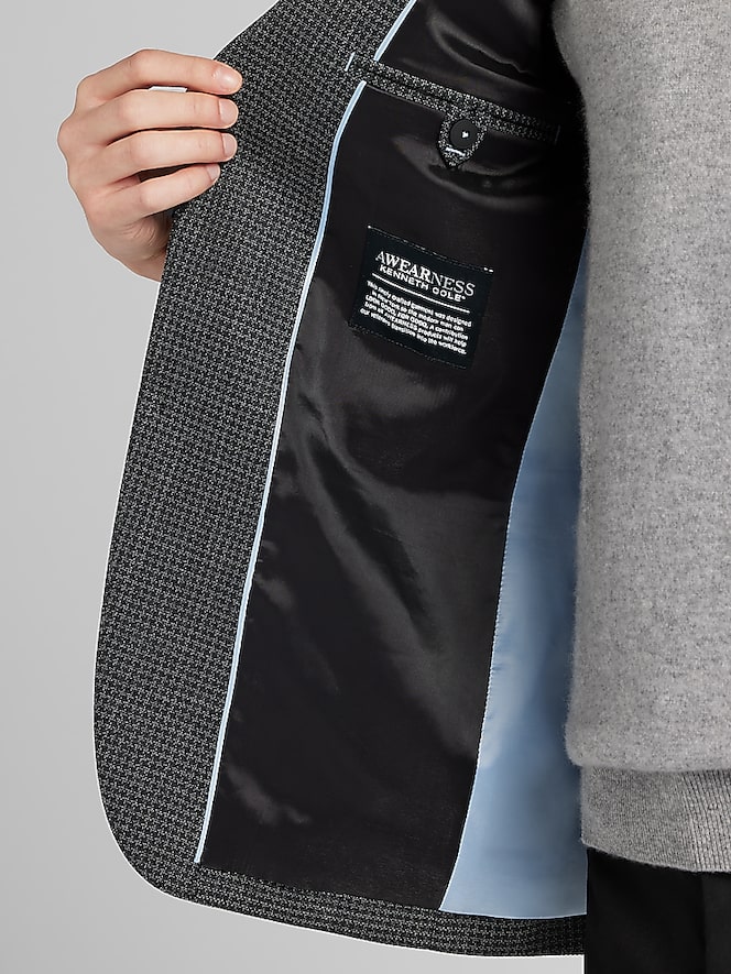 Awearness Kenneth Cole CHILLFLEX Slim Fit Houndstooth Sport Coat