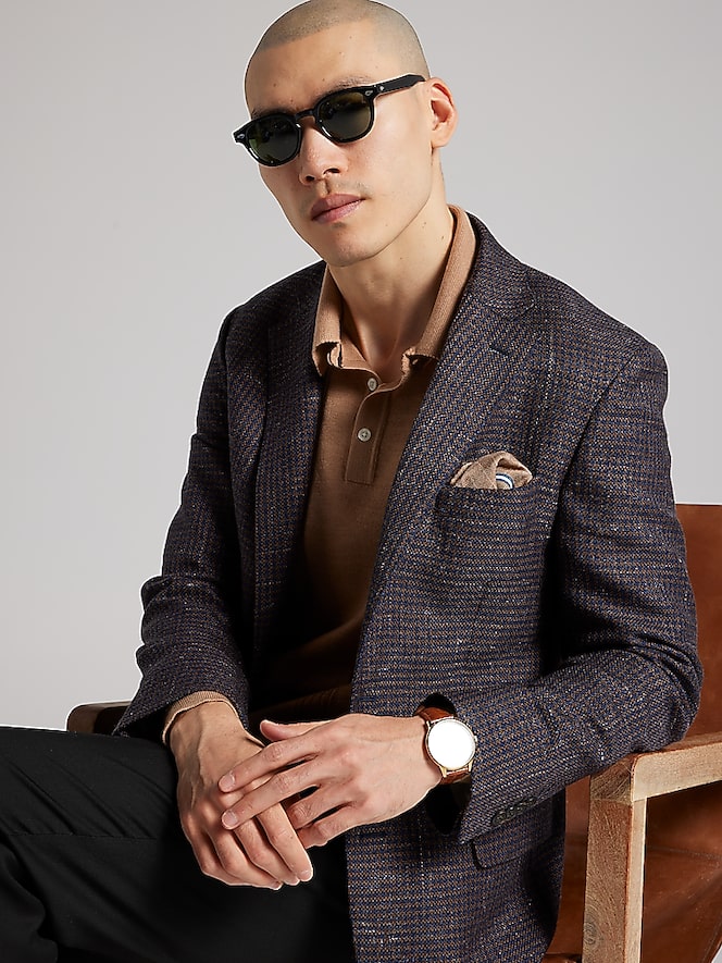 Joseph Abboud Classic Fit Houndstooth Sport Coat