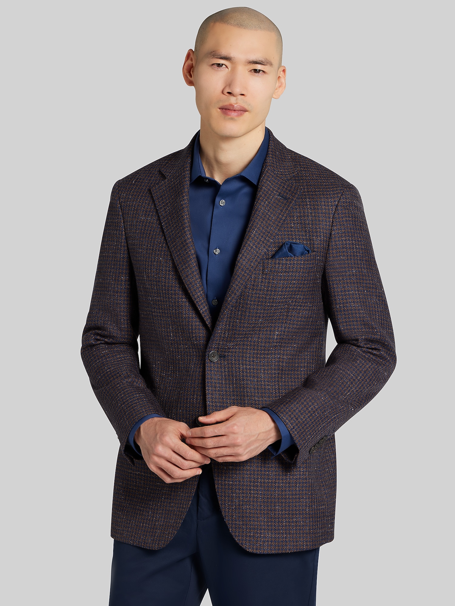 Joseph Abboud Classic Fit Houndstooth Sport Coat