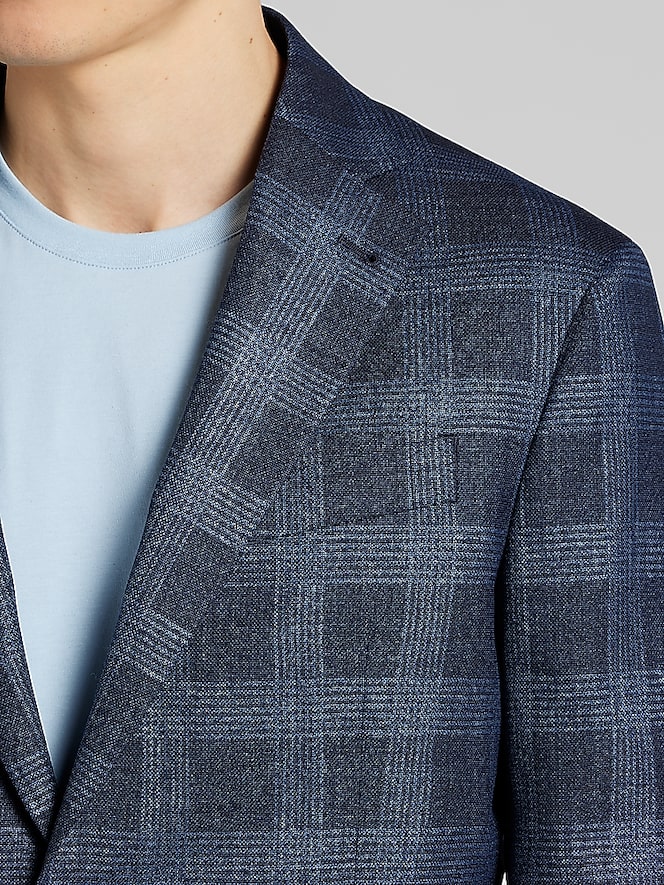 Joseph Abboud Modern Fit Plaid Sport Coat