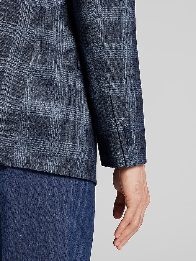 Joseph Abboud Modern Fit Plaid Sport Coat