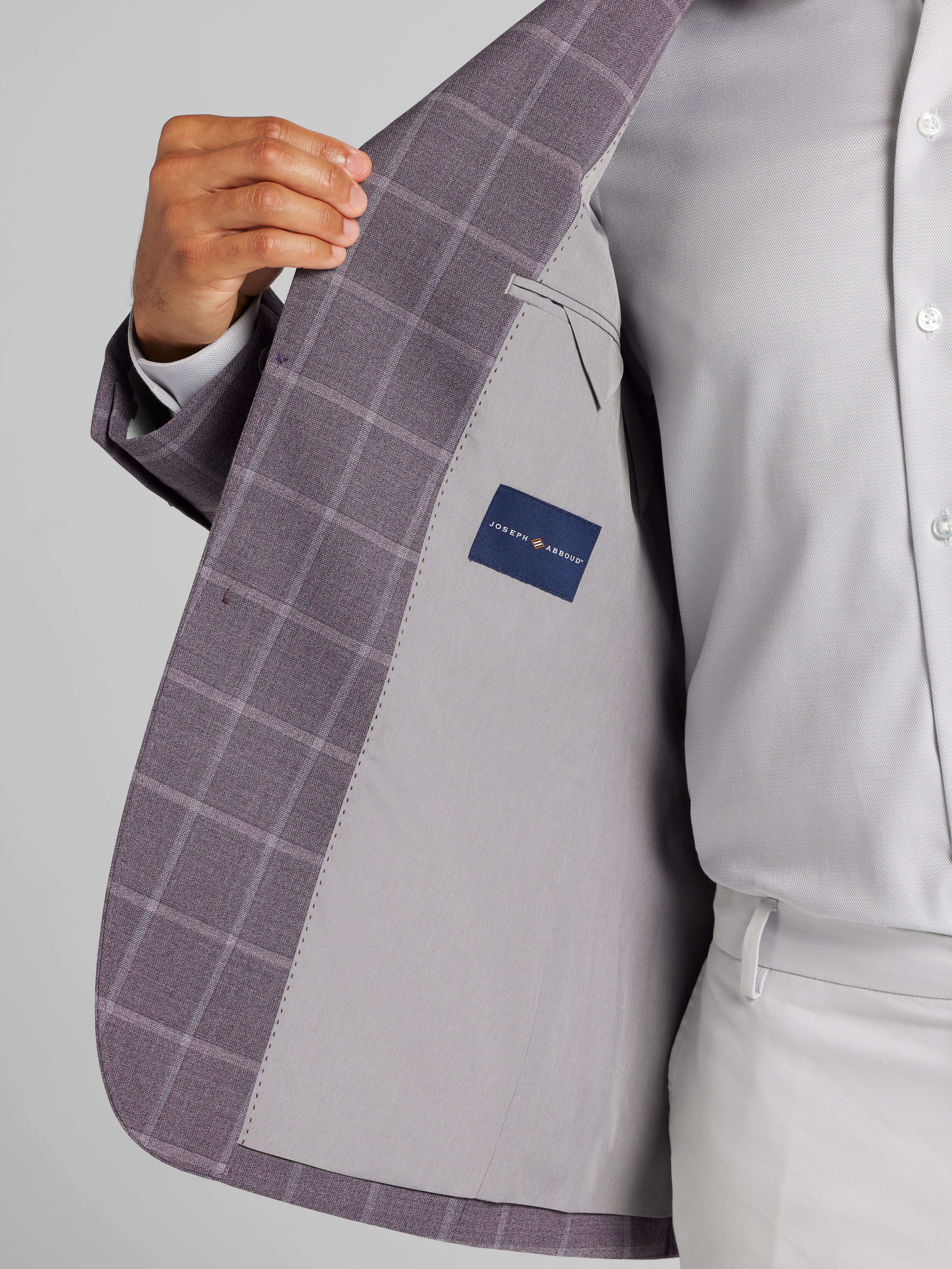 Classic Fit Windowpane Plaid Sport Coat