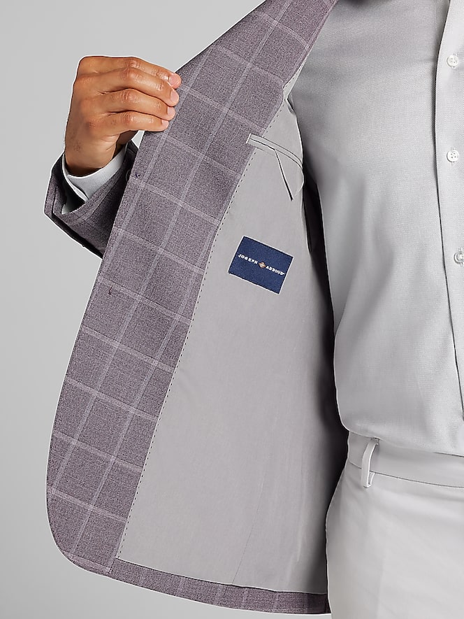 Joseph Abboud Classic Fit Windowpane Plaid Sport Coat
