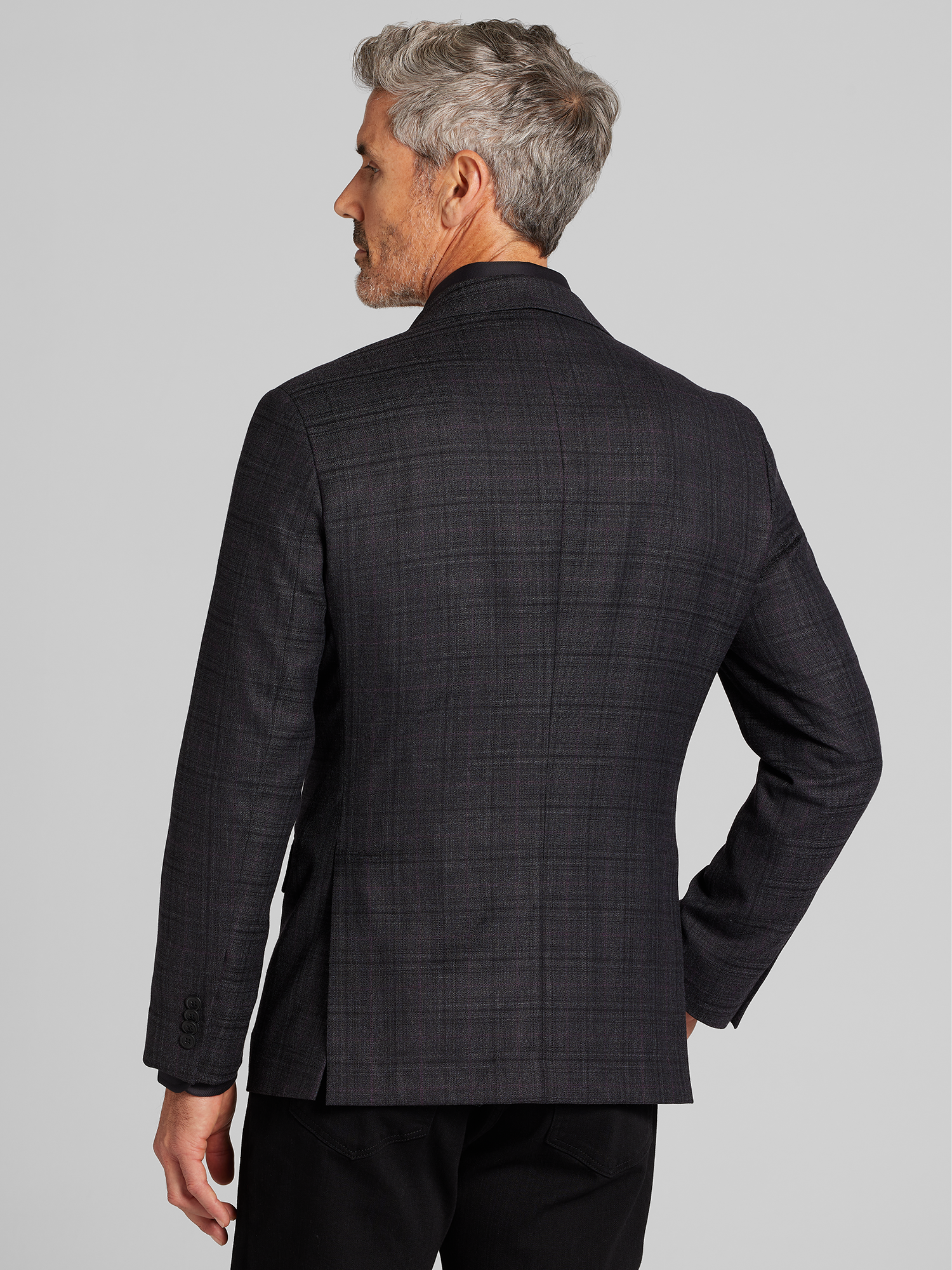 Classic Fit Plaid Sport Coat
