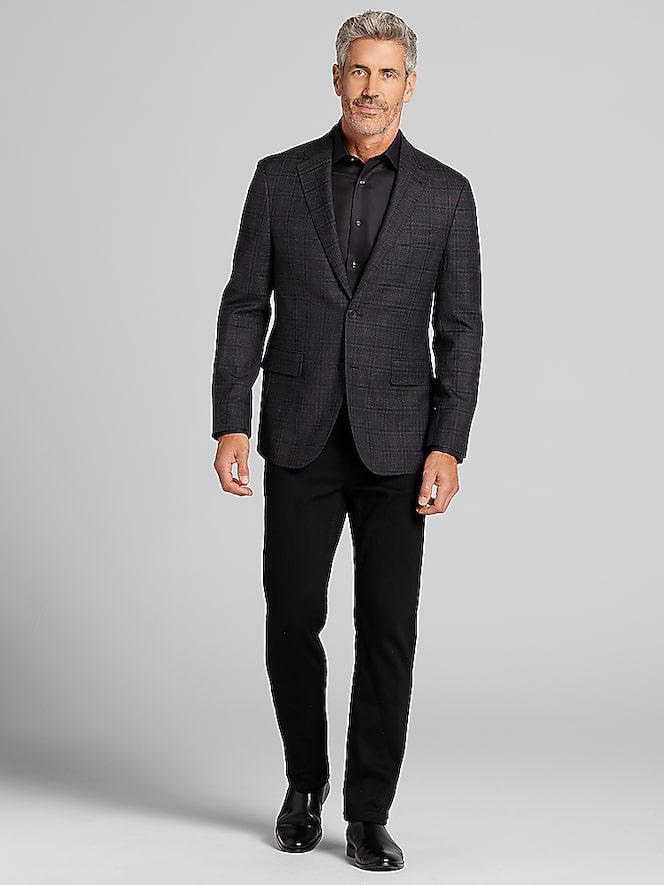 Joseph Abboud Clasisc Fit Plaid Sport Coat