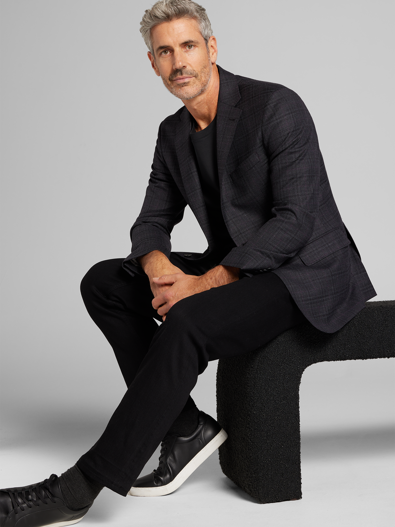 Classic Fit Plaid Sport Coat