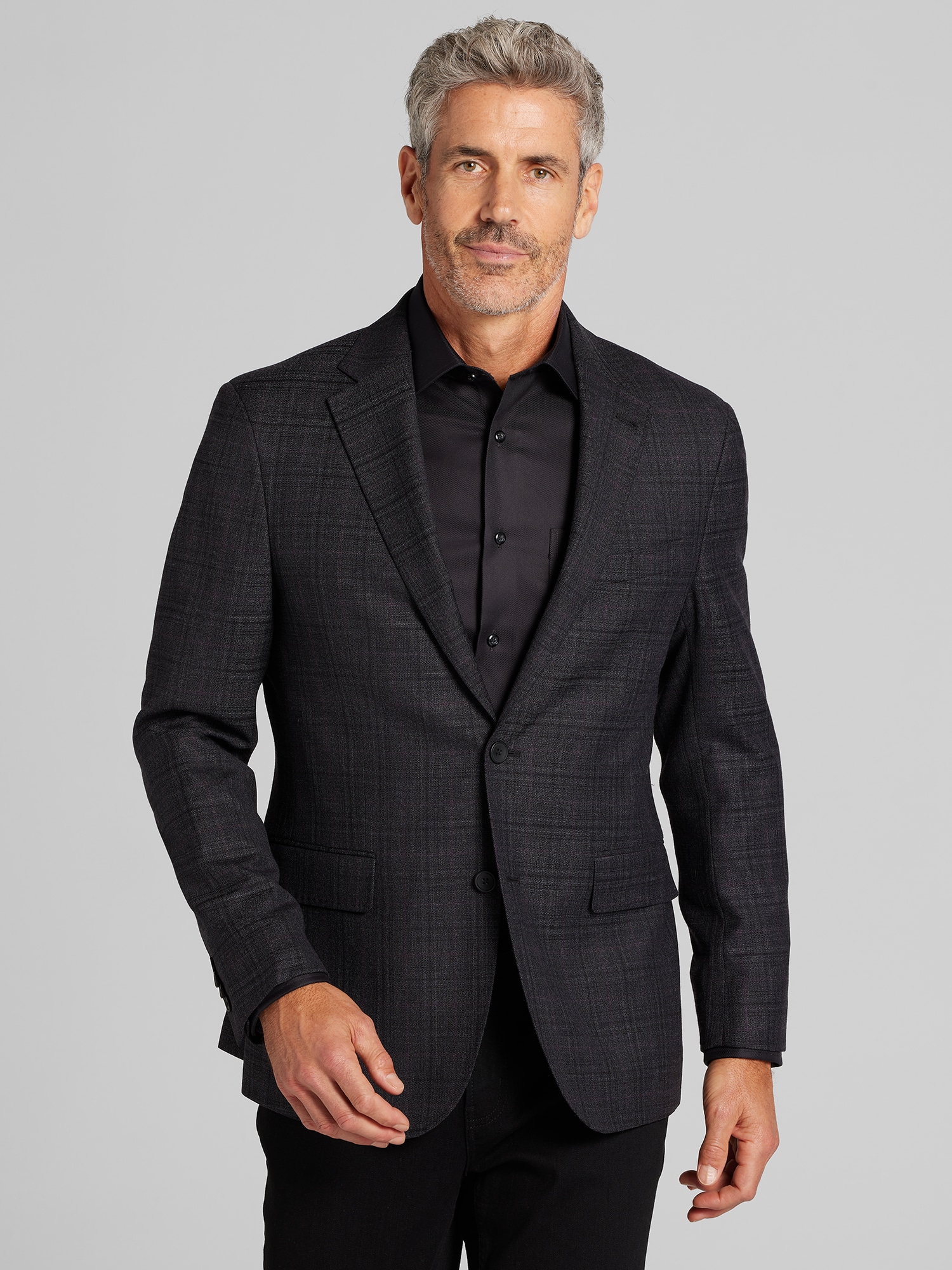 Classic Fit Plaid Sport Coat