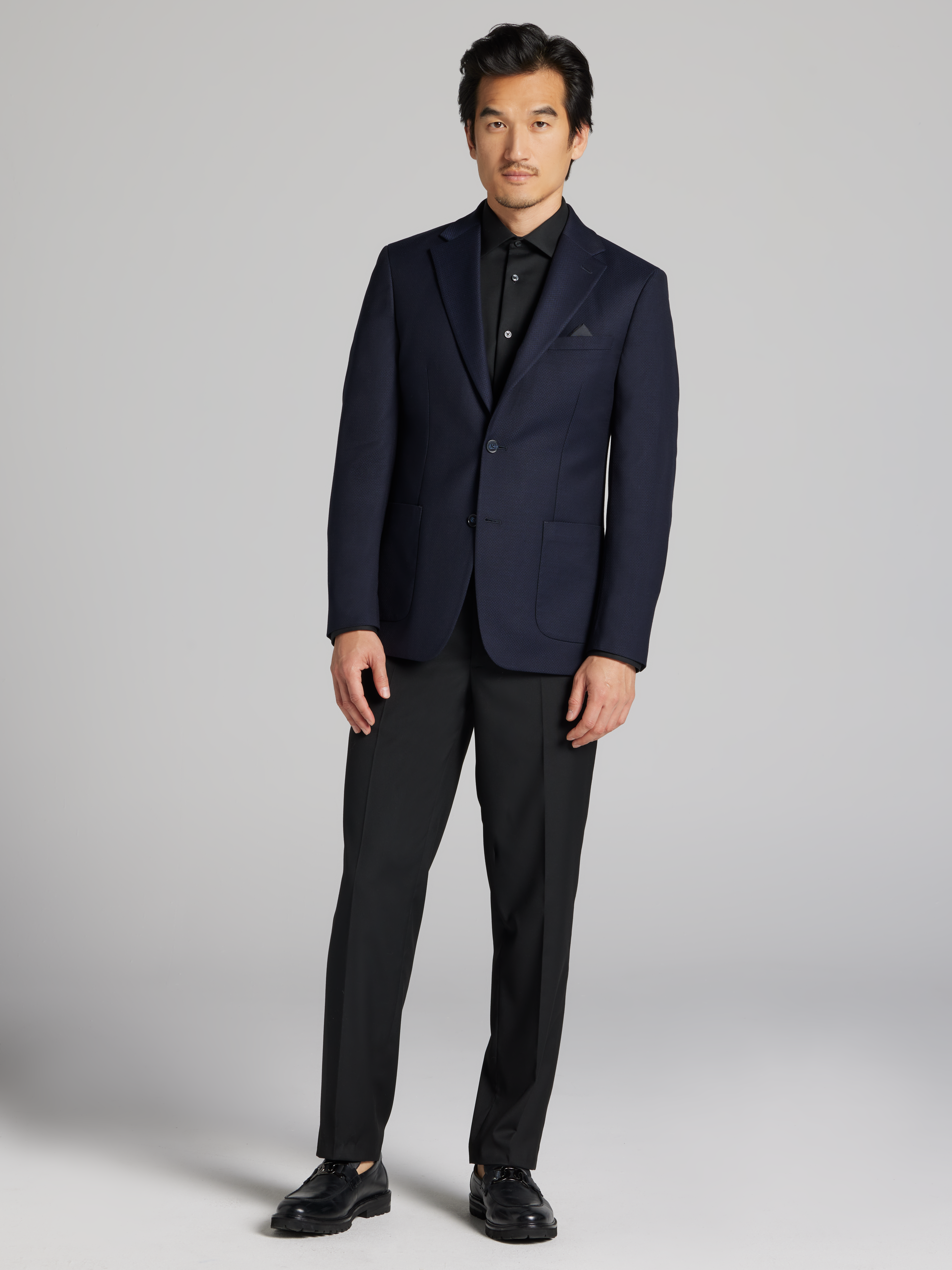 Slim Fit Textured Sport Coat