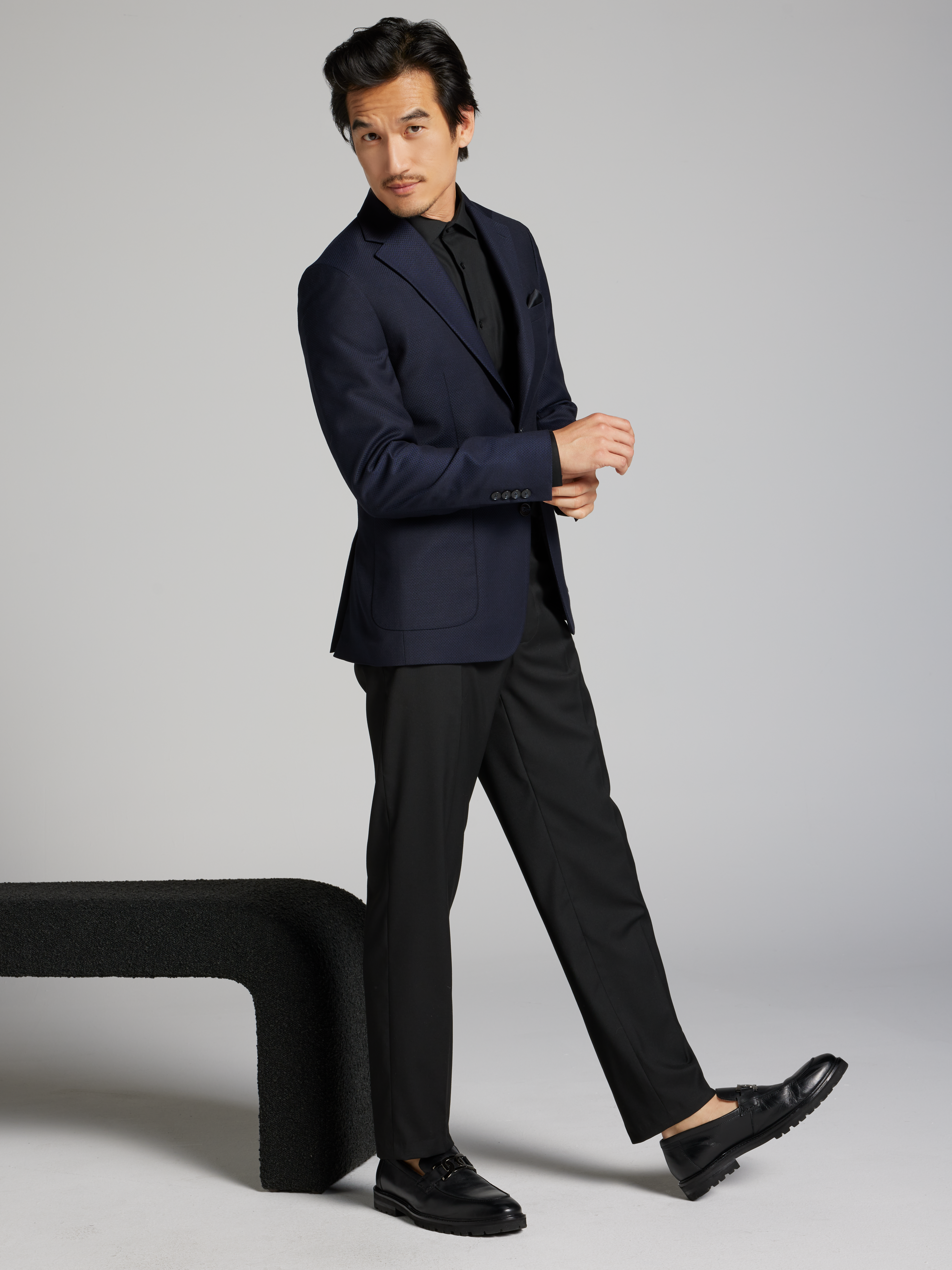 Slim Fit Textured Sport Coat