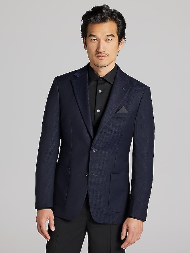 Calvin Klein Slim Fit Textured Sport Coat