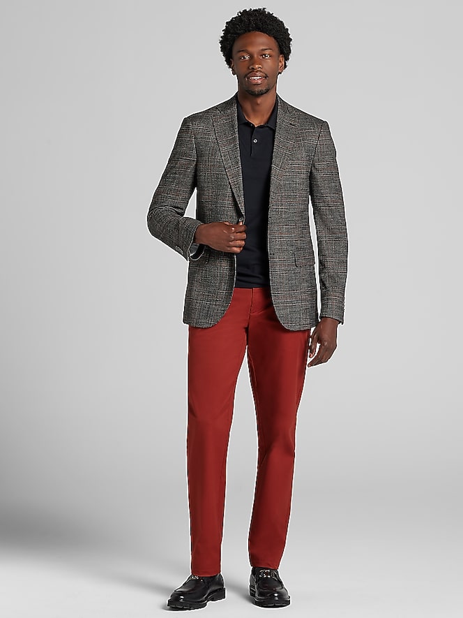 Joseph Abboud Classic Fit Plaid Sport Coat