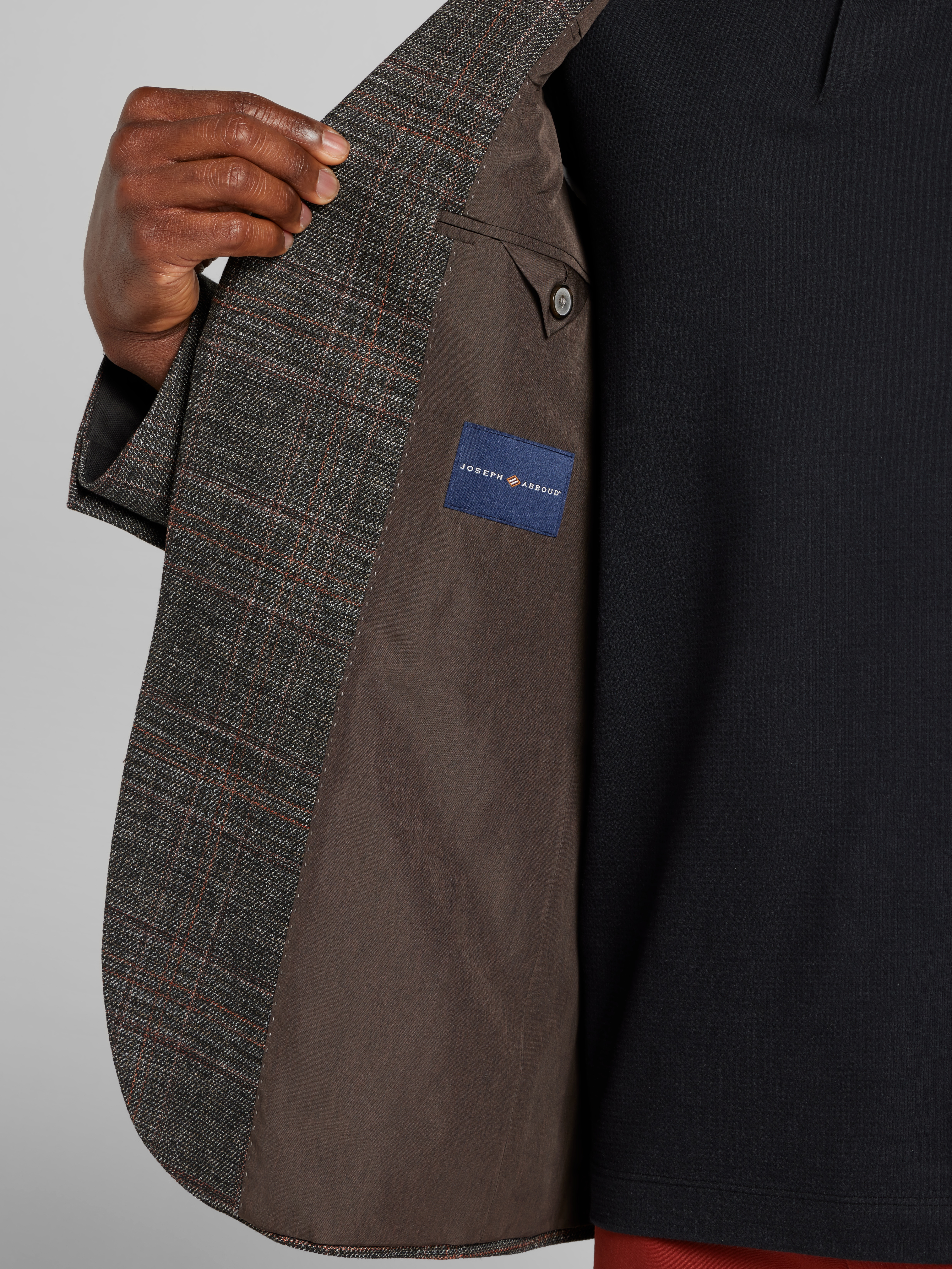 Classic Fit Plaid Sport Coat
