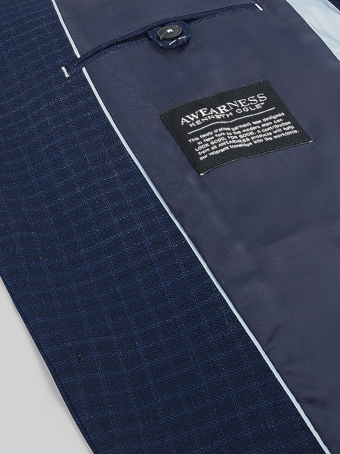 Awearness Kenneth Cole Modern Fit Check Sport Coat