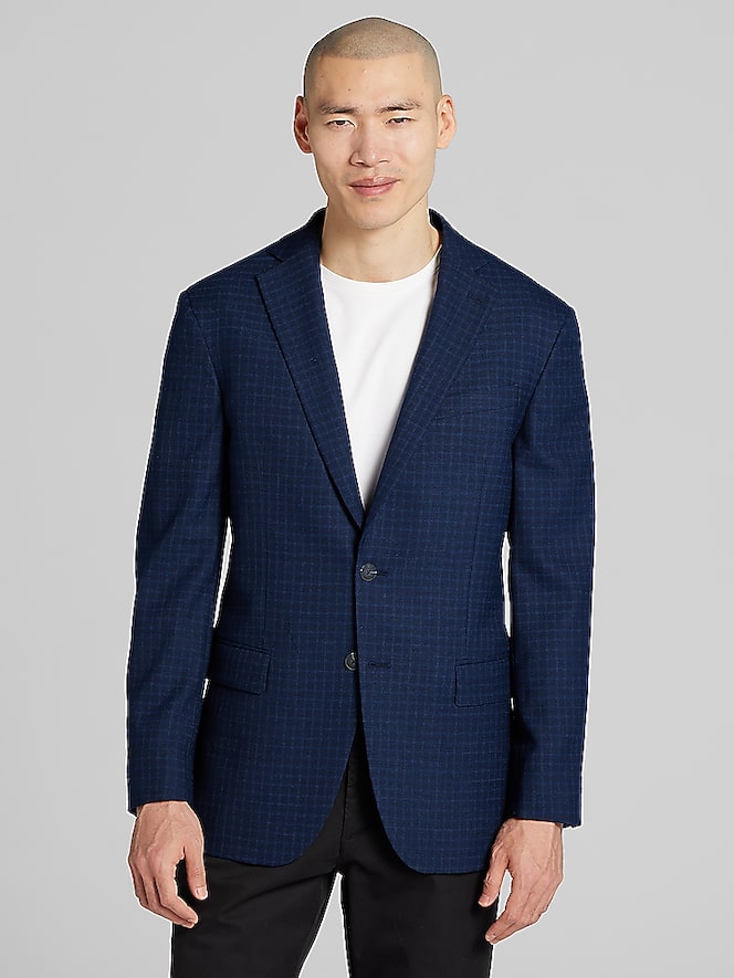 Awearness Kenneth Cole Modern Fit Check Sport Coat
