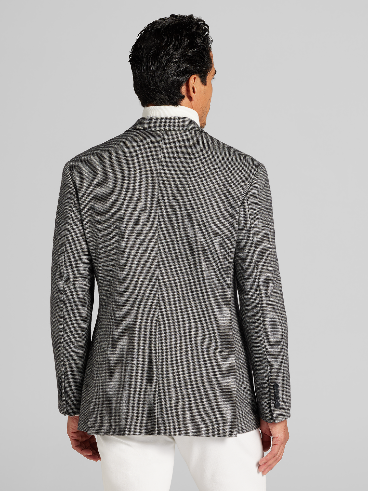 Modern Fit Houndstooth Sport Coat