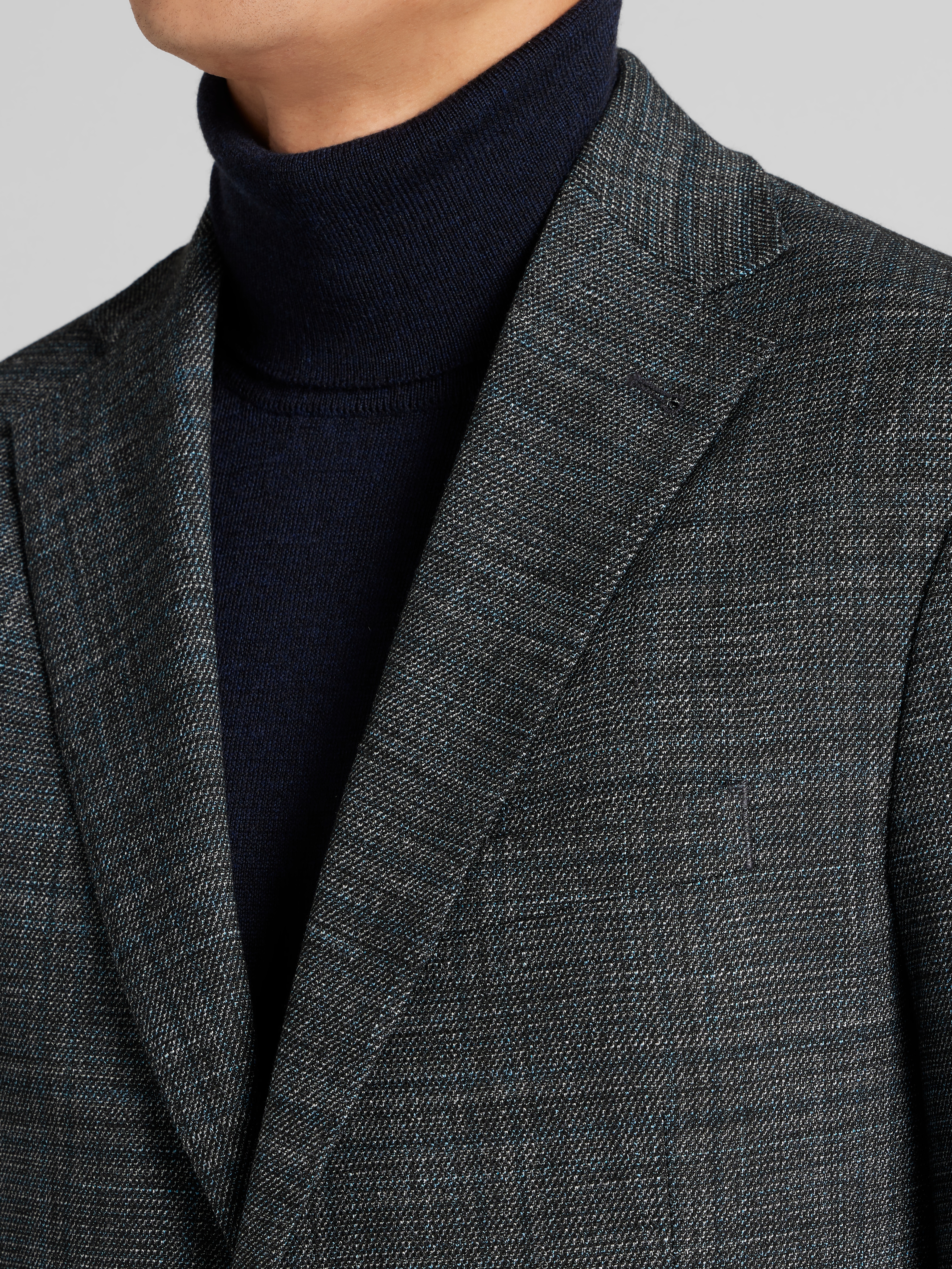 Slim Fit Plaid Sport Coat