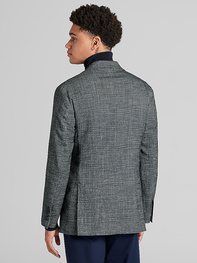 Awearness Kenneth Cole Slim Fit Plaid Sport Coat