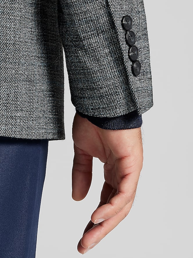 Awearness Kenneth Cole Slim Fit Plaid Sport Coat