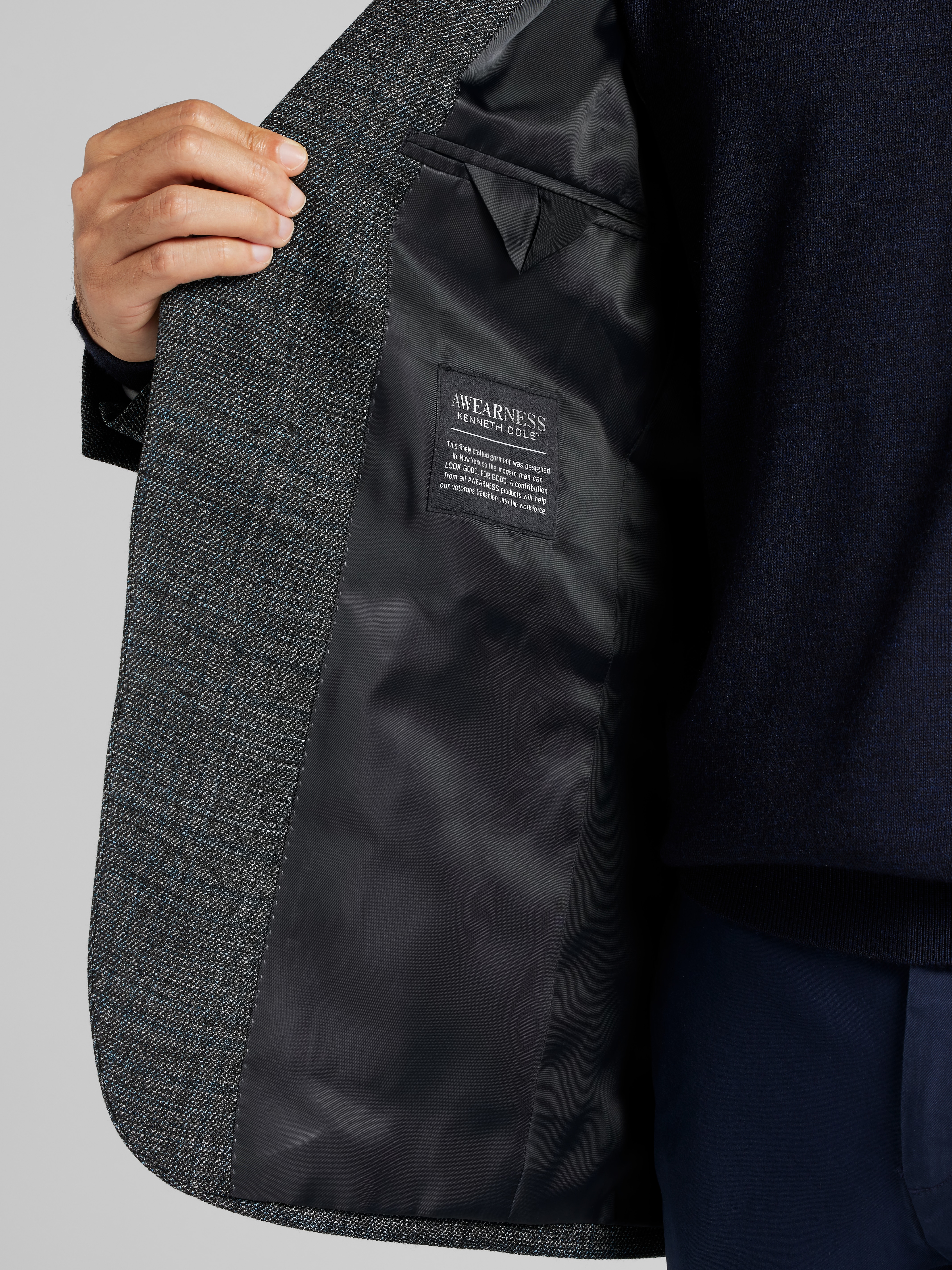 Slim Fit Plaid Sport Coat