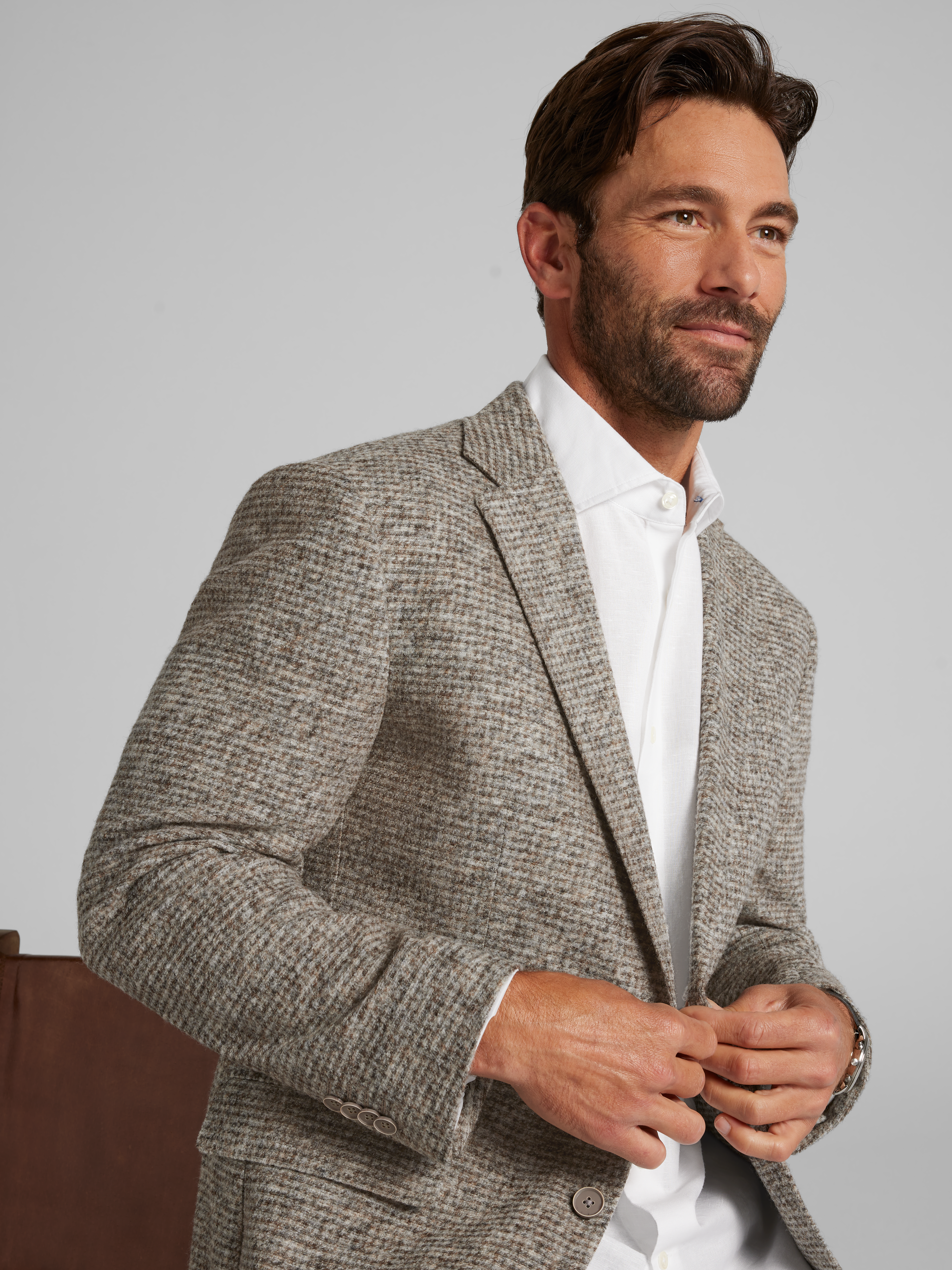 Modern Fit Check Sport Coat