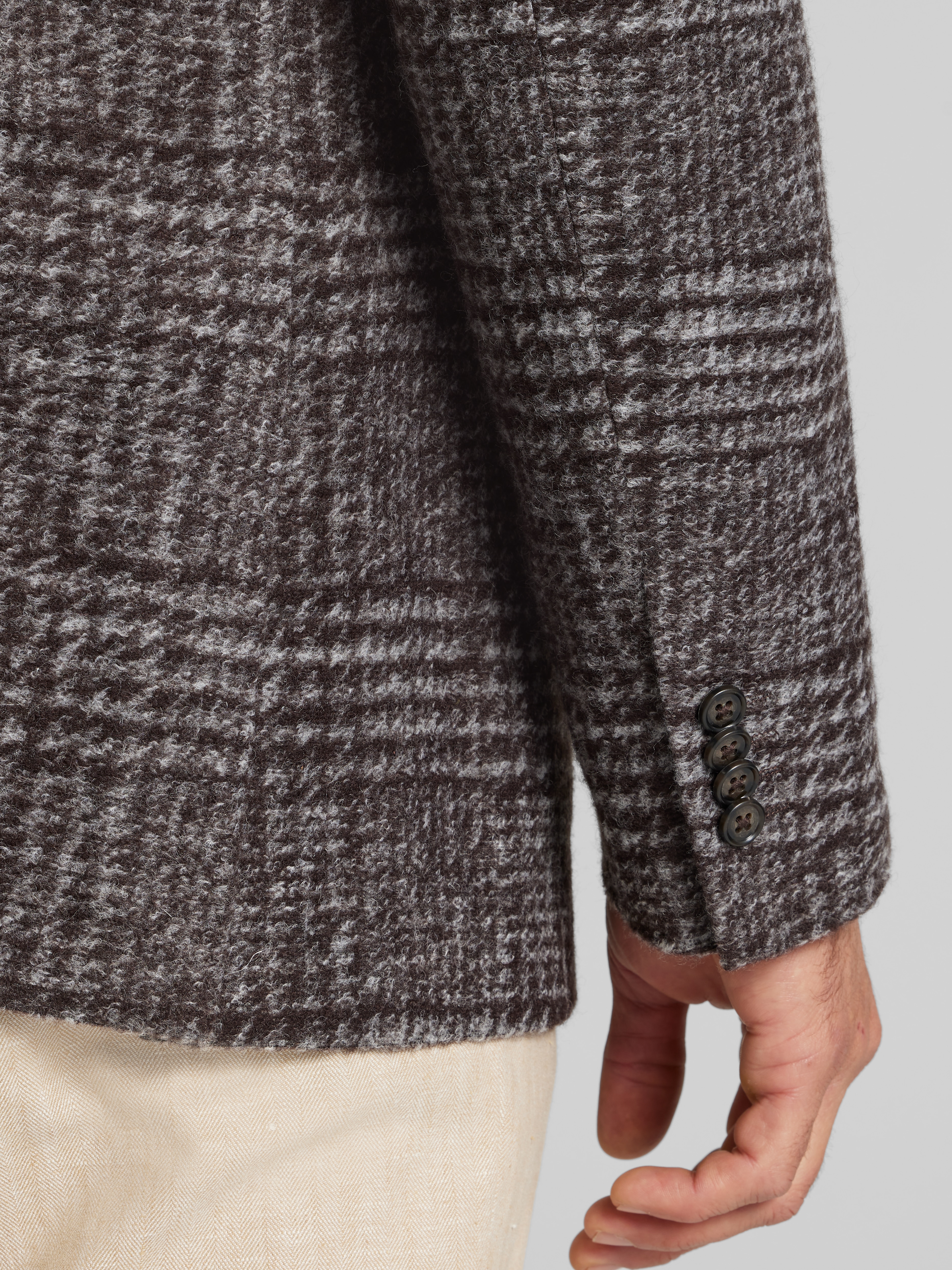 Modern Fit Plaid Sport Coat