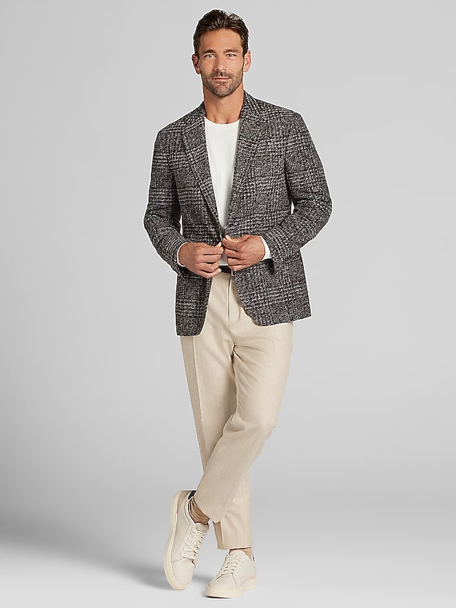 Joseph Abboud Modern Fit Plaid Sport Coat