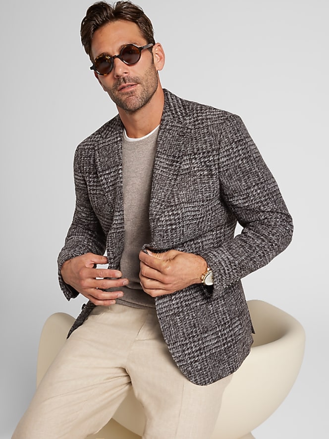 Joseph Abboud Modern Fit Plaid Sport Coat