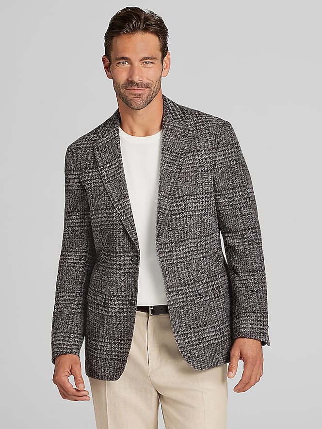 Joseph Abboud Modern Fit Plaid Sport Coat