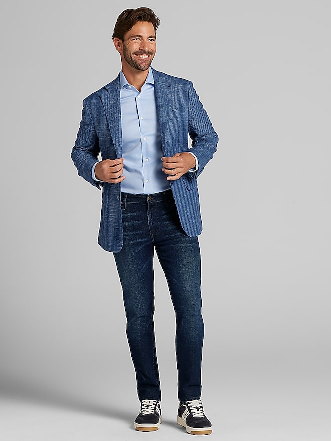 Joseph Abboud Modern Fit Check Sport Coat