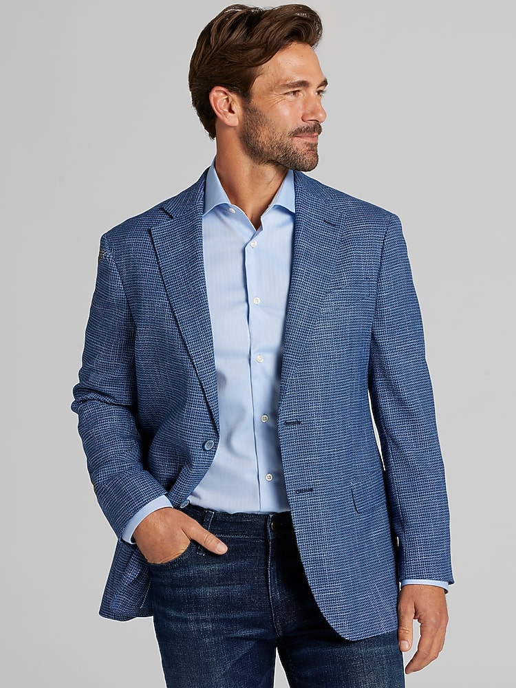 Joseph Abboud Modern Fit Check Sport Coat, Blue Check | Men's