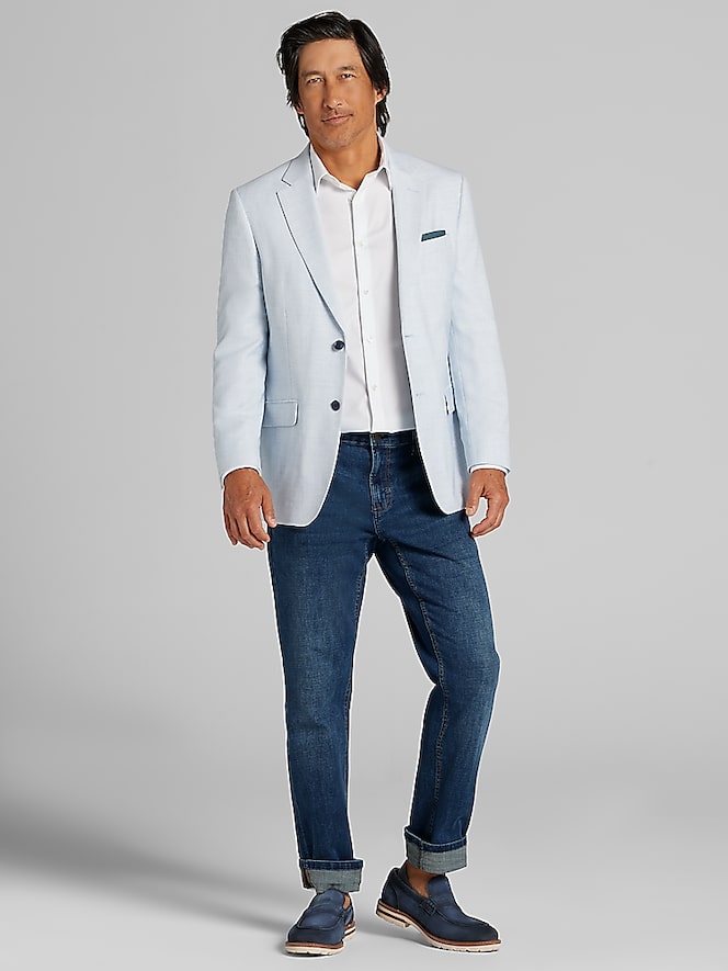 Nautica Modern Fit Tweed Sport Coat