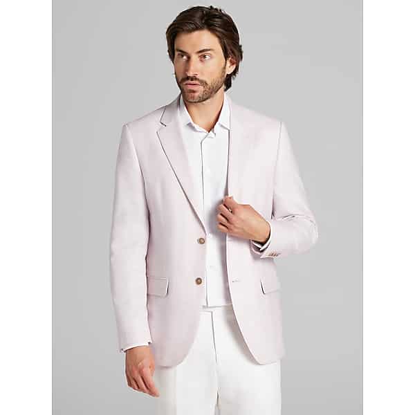 Nautica Men's Modern Fit Tweed Sport Coat Pink - Size: 48 Long TMW17PG48345