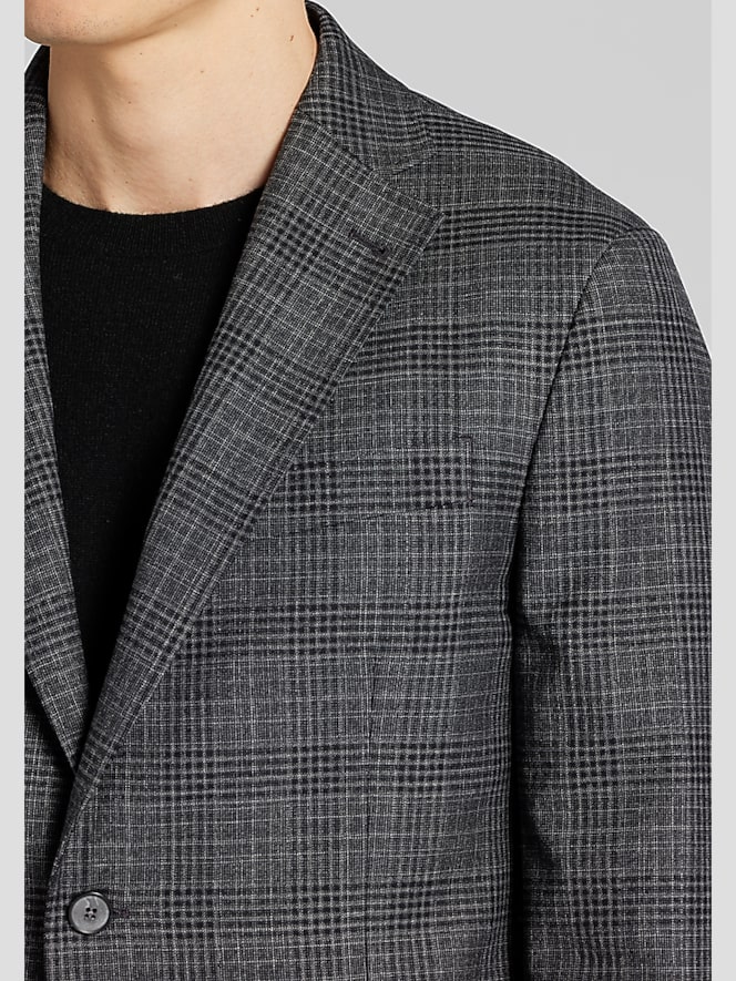 Joseph Abboud Modern Fit Plaid Sport Coat