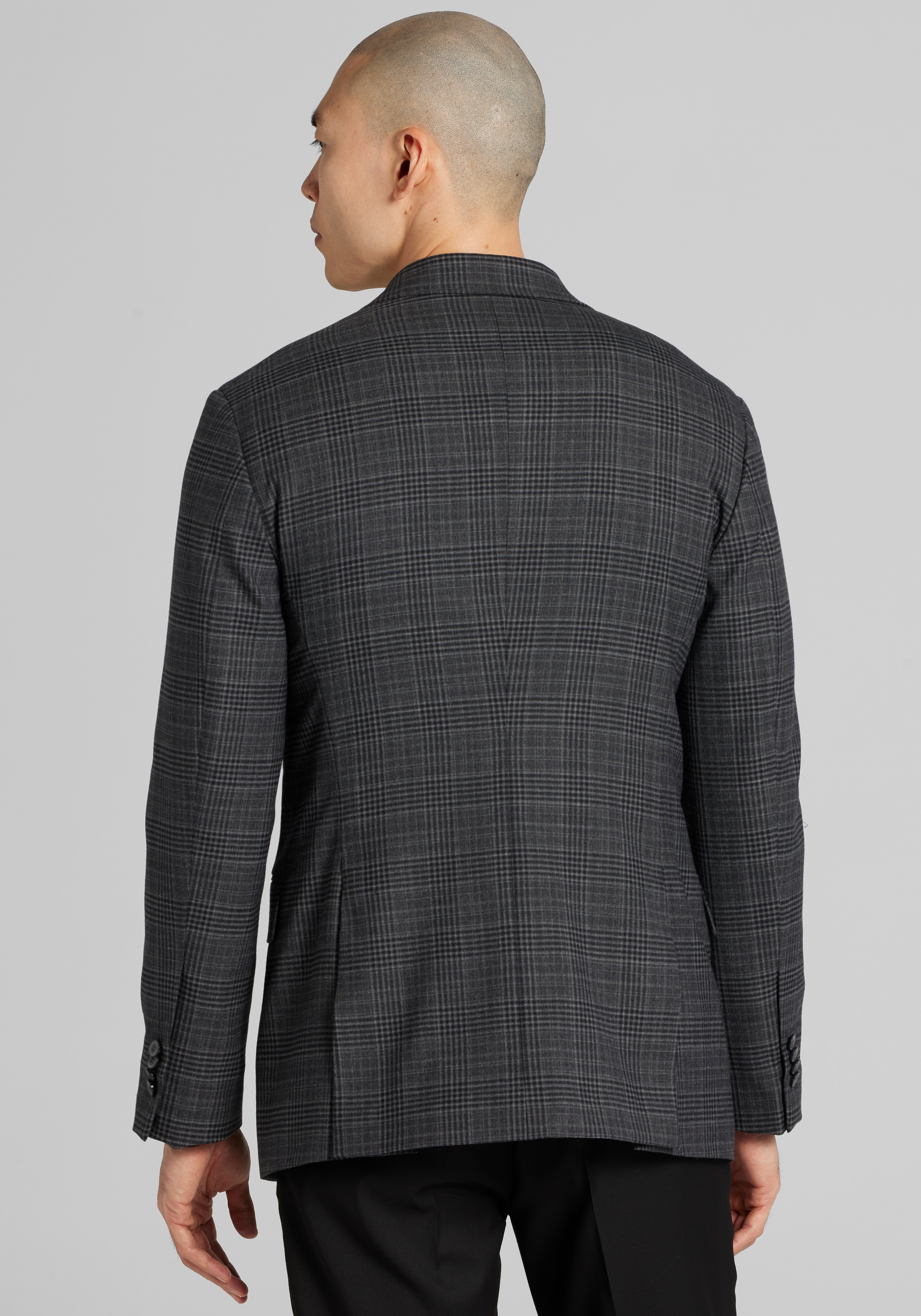 Modern Fit Plaid Sport Coat
