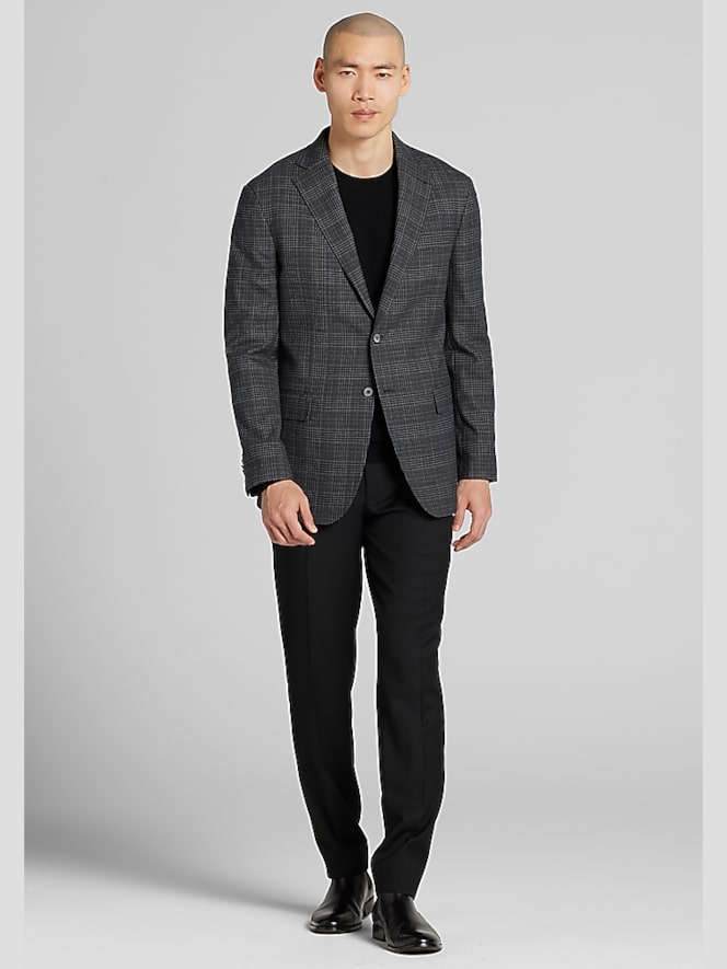 Joseph Abboud Modern Fit Plaid Sport Coat