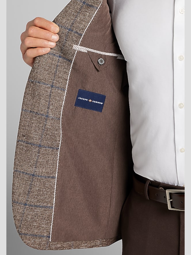 Joseph Abboud Classic Fit Windowpane Plaid Sport Coat