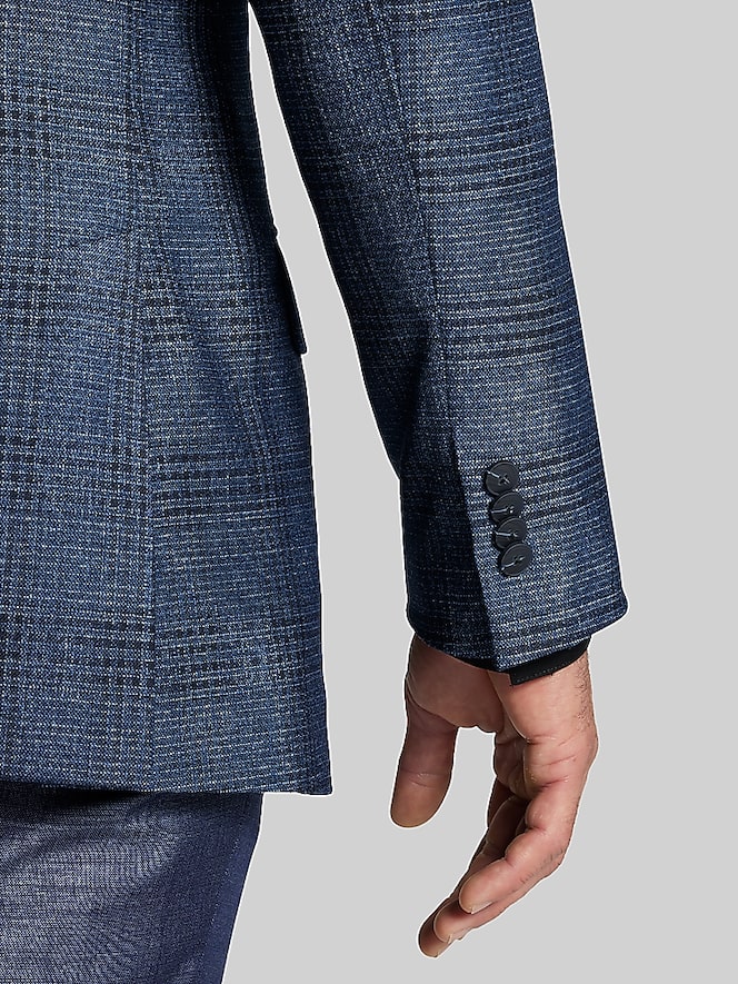 Awearness Kenneth Cole Modern Fit Plaid Sport Coat