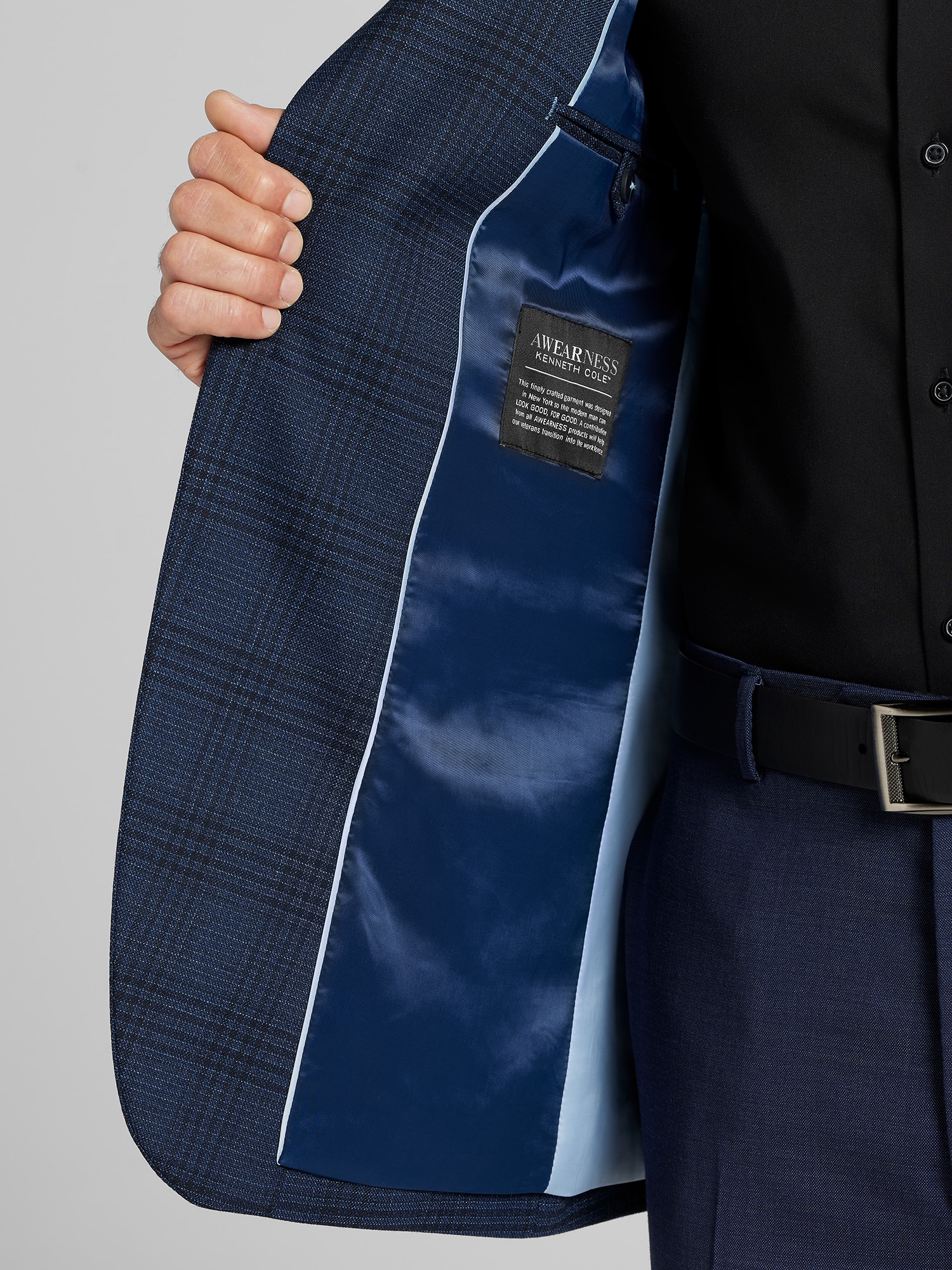 Modern Fit Plaid Sport Coat