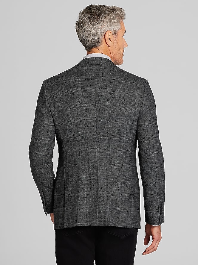 Awearness Kenneth Cole Modern Fit Plaid Suit Jacket