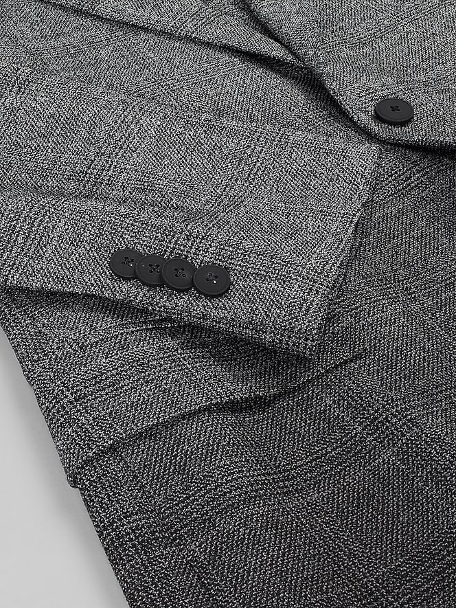 Awearness Kenneth Cole Modern Fit Plaid Suit Jacket