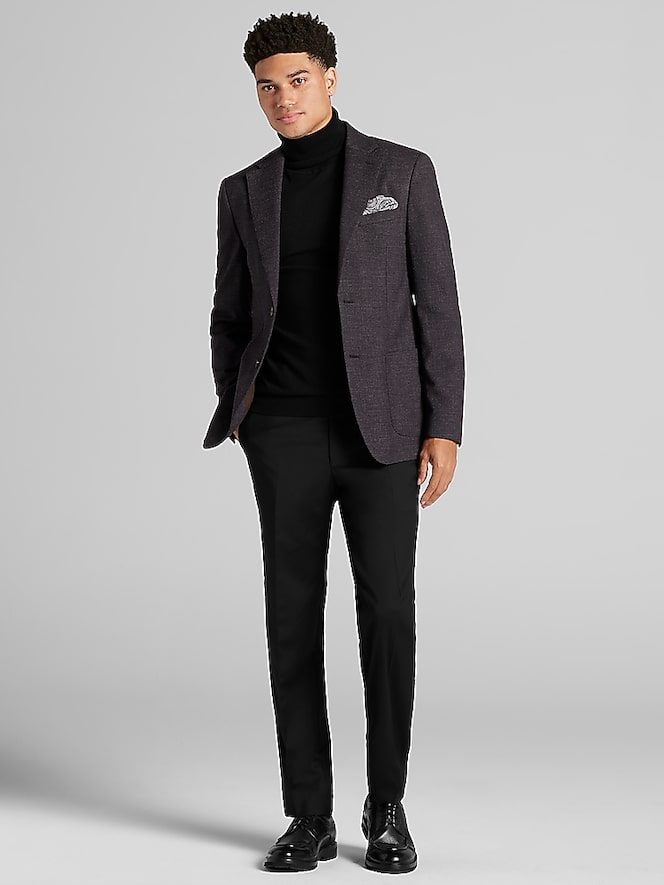 Calvin Klein Slim Fit Textured Sport Coat