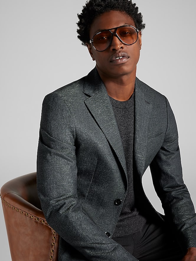 Calvin Klein Slim Fit Textured Sport Coat